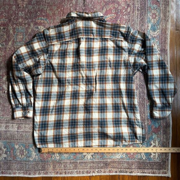 Red Head 2XL Men's Plaid Flannel Shirt - Blue and Brown 100% Cotton - Picture 8 of 8